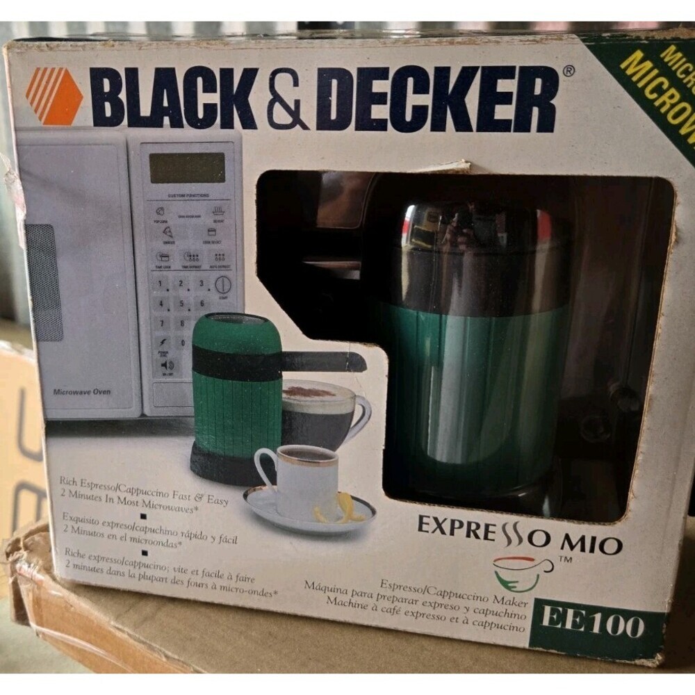 Black & Decker Vintage 1998 Expresso MIO Expresso Cappuccino Kitchen Dorm New